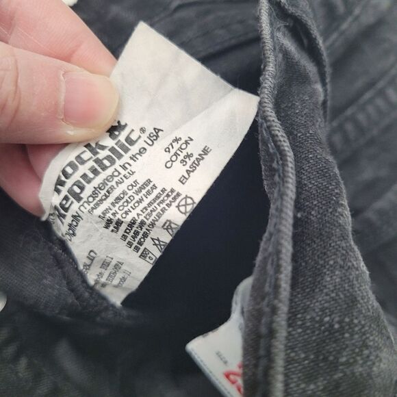 Rock & Republic Black Jeans Size: 23 - Picture 9 of 10